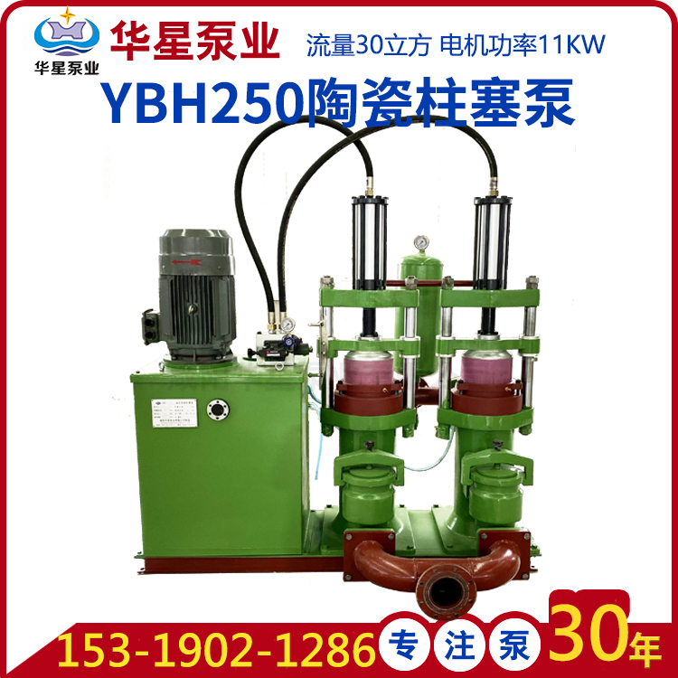 陶瓷廠使用YBH250板框壓濾機泥漿泵